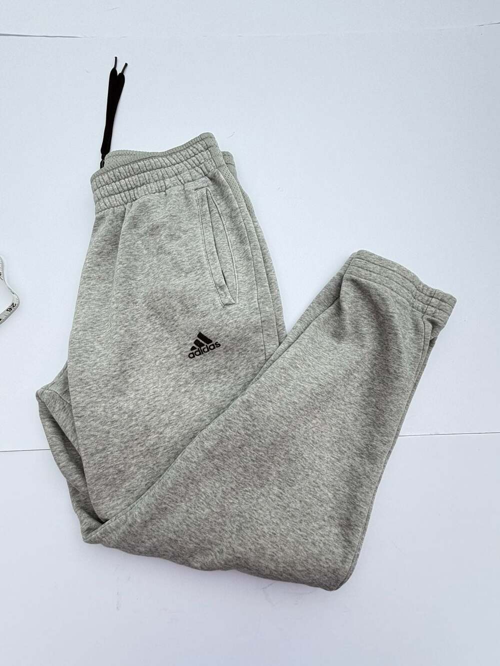 Adidas Sweatpants Size M Gray Fleece Joggers